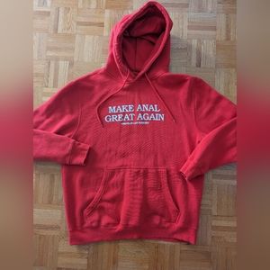 ASSHOLES LIVE FOREVER MAGA MAKE ANAL GREAT AGAIN (Size: L)